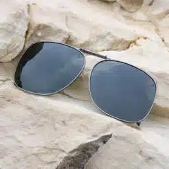 Clip-Ons SQR1-54 Gunmetal Polarized Gray