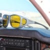 Fitover sunglasses protect from glare when flying